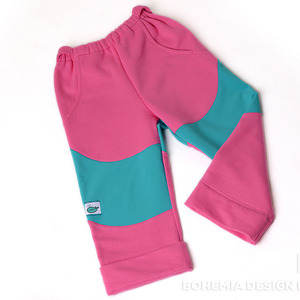 Trousers pink turquise