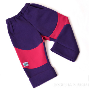 Trousers violet cyclamen