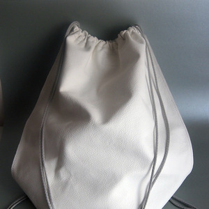 Leathery backpack