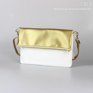 Fold Bag Gold & White